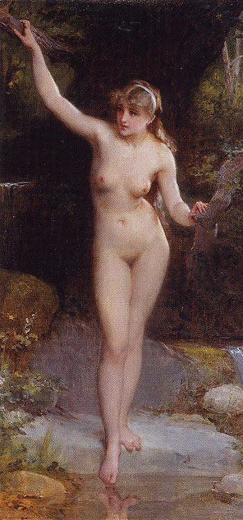 Emile Munier La Baigneuse The Bather